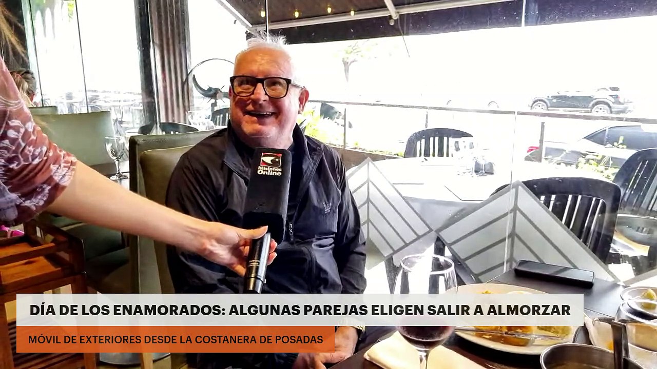 Día de los enamorados: algunas parejas eligen salir a almorzar