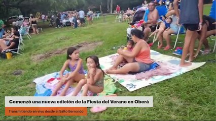 Comenzó una nueva edición de la Fiesta del Verano en Oberá