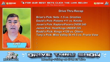 Live Free NBA NCAAB NHL Picks Drive Thru Show 2-26-2024