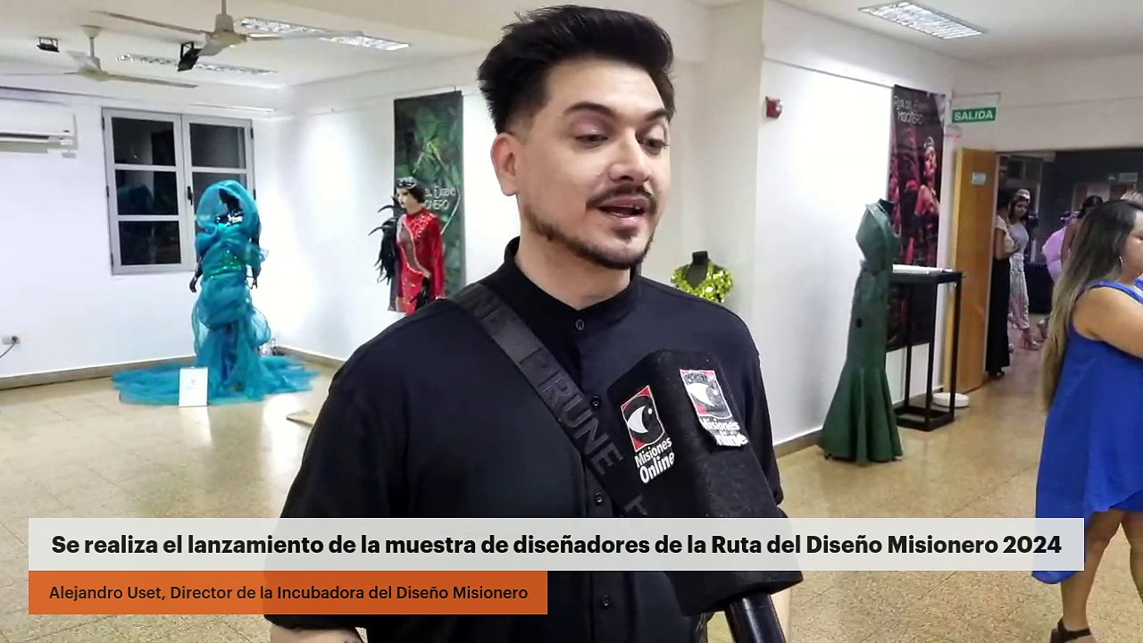 Se realiza el lanzamiento de la muestra de diseñadores de la Ruta del Diseño Misionero 2024