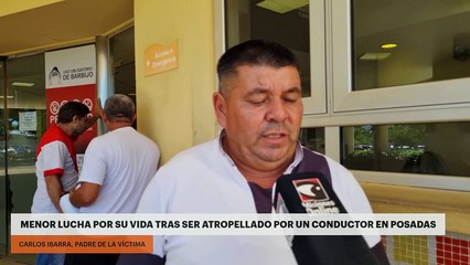 Menor lucha por su vida en el hospital tras ser atropellado por un conductor en Posadas
