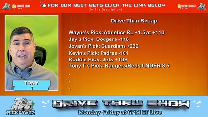 Live Free NBA MLB NHL Picks Drive Thru Show 4-26-2024