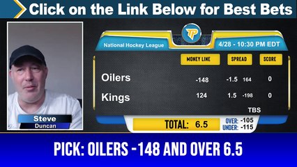 Live Expert NHL Picks with Steve Duncan - Predictions, Tonys Picks 4/28/2024