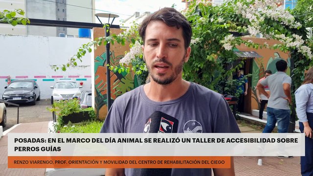 Posadas | En el marco del Día Animal se realizó un taller de accesibilidad sobre perros guías