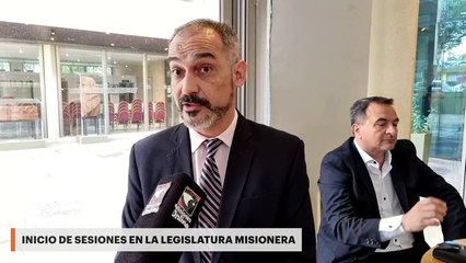 Inicio de sesiones en la Legislatura misionera