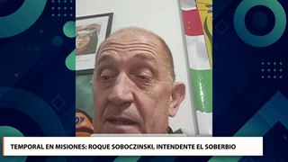 Temporal en Misiones: entrevista a los intendentes de El Soberbio, Roque Soboczinski, y de Leandro N. Alem, Matías Sebely