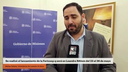 Se realizó el lanzamiento de la Fericoop q será en Leandro NAlem del 23 al 26 de mayo