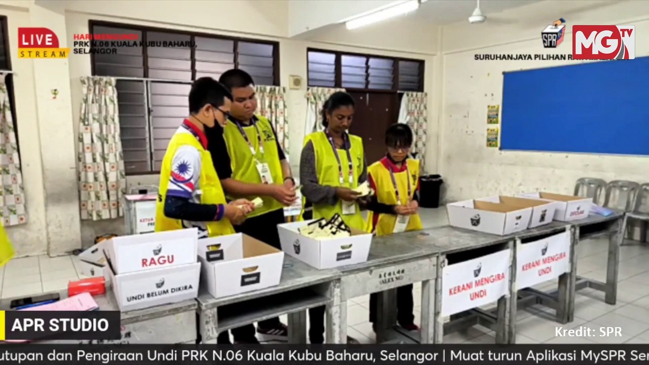 ((LIVE)) Pengiraan Undi | PRK N.06 Kuala Kubu Baharu