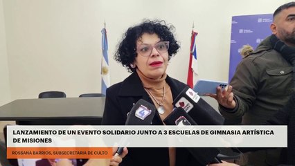 REALIZAN EL LANZAMIENTO DE UN EVENTO SOLIDARIO JUNTO A 3 ESCUELAS DE GIMNASIA ARTÍSTICA DE MISIONES