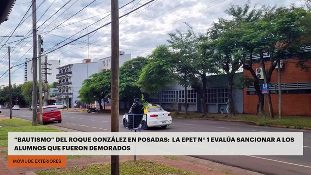 “Bautismo” del Roque González en Posadas: La EPET N° 1 evalúa sancionar a los alumnos que fueron demorados