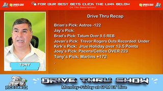 Live Free NBA MLB Picks Drive Thru Show 5-27-2024