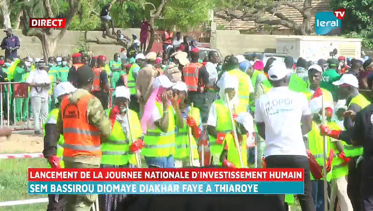 DIRECT : Le Président Bassirou Diomaye Diakhar Faye au lancement de la journée nationale d’investissement humain  à Thiaroye