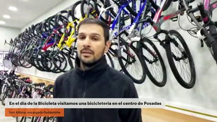 En el día de la Bicicleta visitamos una bicicleteria en el centro de Posadas