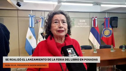 Se realizó el lanzamiento de la Feria del Libro en Posadas