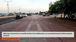 Comenzó un veranillo de San Juan adelantado y se entenderá hasta la última semana de junio