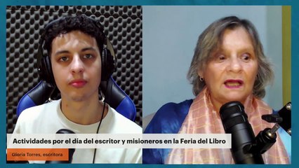 Actividades por el día del escritor y misioneros en la Feria del Libro
