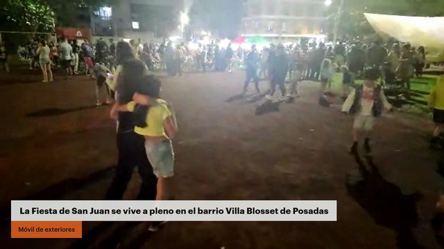 La Fiesta de San Juan se vive a pleno en el barrio Villa Blosset de Posadas
