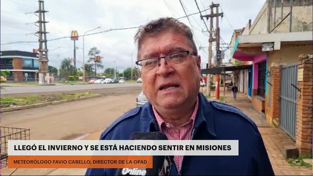 LLEGÓ EL INVIERNO Y SE ESTÁ HACIENDO SENTIR EN MISIONES
