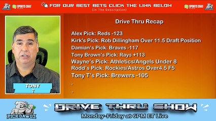Live Free MLB WNBA Picks Drive Thru Show 6-26-2024