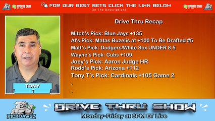 Live Free MLB NBA Draft Picks Drive Thru Show 6-27-2024