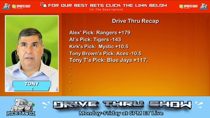 Live Free MLB WNBA Picks Drive Thru Show 6-28-2024