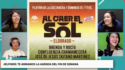 #ElFinde | Te armamos tu agenda; hoy nos visita Federico Suarez