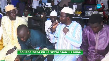 9EME NUIT BOURDE PRESENTEE PAR SERIGNE MOUSTAPHA DIA VILLA SEYDI DJAMIL A LOUGA