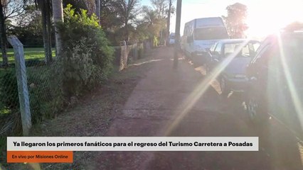 Ya llegaron los primeros fanáticos para el regreso del Turismo Carretera a Posadas