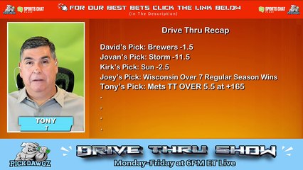 Live Free MLB WNBA Picks Drive Thru Show 7-1-2024