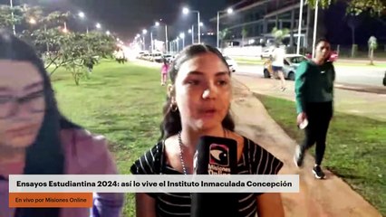 Ensayos Estudiantina 2024: así lo vive el Instituto Inmaculada Concepción