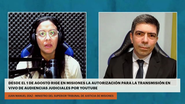 Desde el 1 de agosto rige en Misiones la autorización para la transmisión en vivo de audiencias judiciales por YouTube