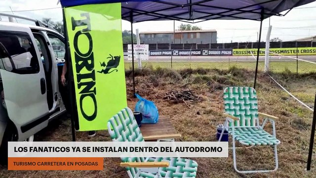 Turismo Carretera en Posadas: los fanáticos ya se instalan dentro del autódromo