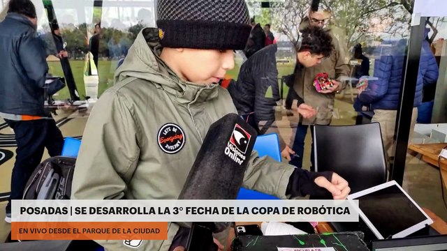 Posadas | Se desarrolla la 3° Fecha de la Copa Robotica en el Parque de la Ciudad