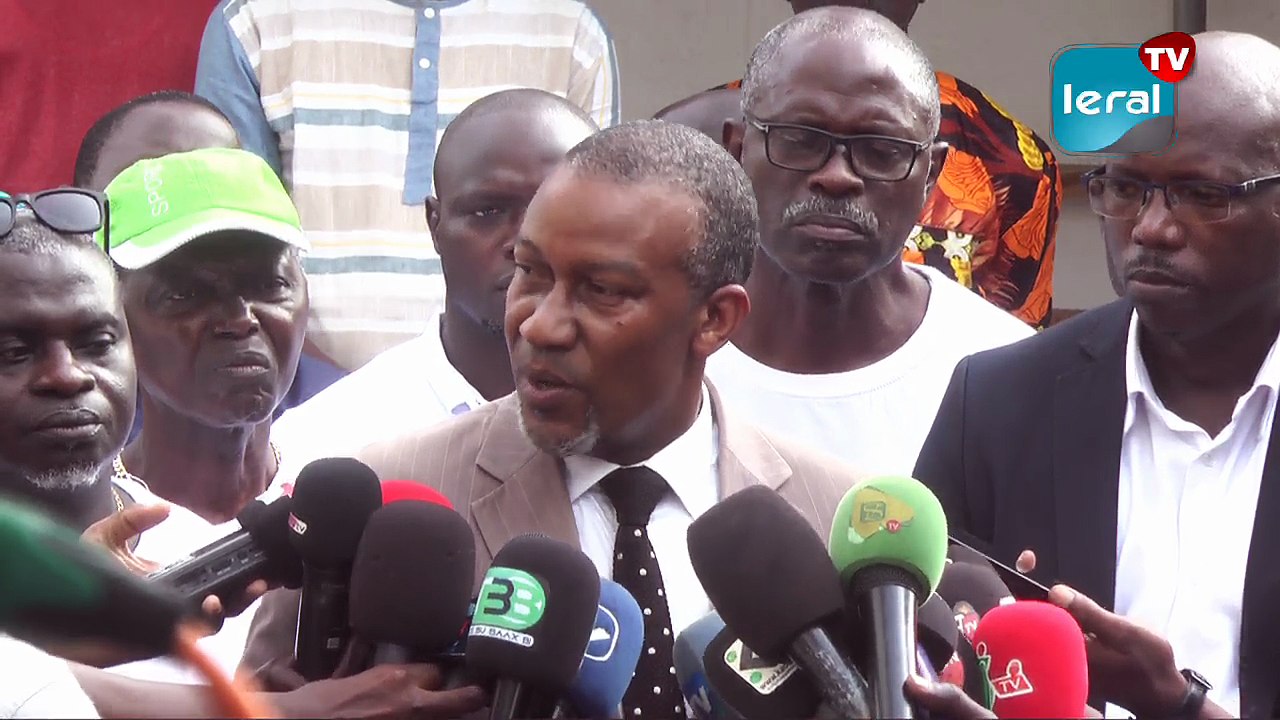  Point de presse  des ressortissants des îles Bliss Kassa à Dakar