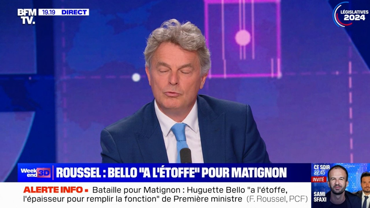 Fabien Roussel invité de BFMTV #NouveauFrontPopulaire
