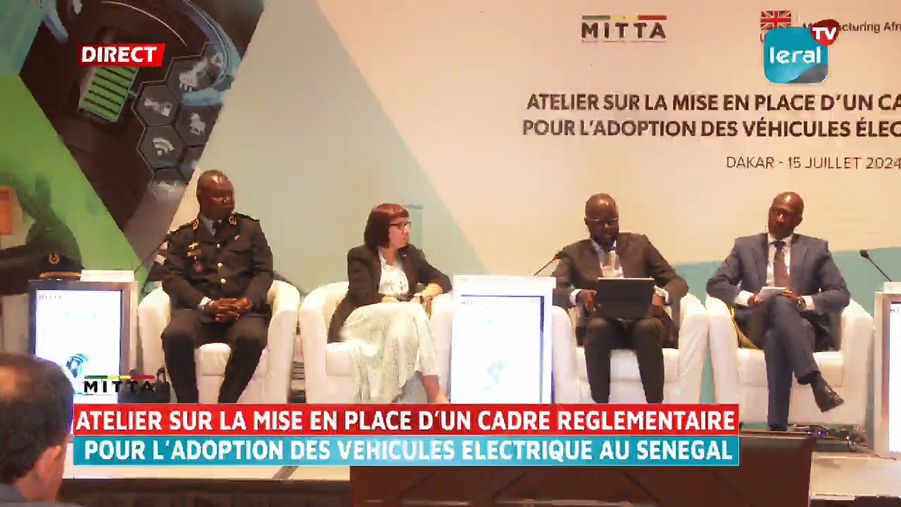 DIRECT: Atelier de mise en place d’un cadre réglementaire pour l’adoption des véhicules électriques au Sénégal