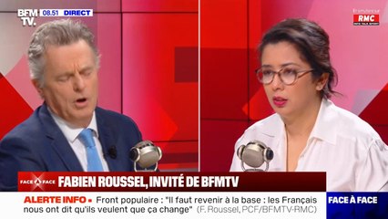 Fabien Roussel invité de la matinale de BFMTV RMC #NouveauFrontPopulaire