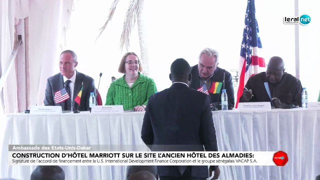 DIRECT: Cérémonie de signature de l’accord de financement entre la U.S. IDFC et VACAP S.A