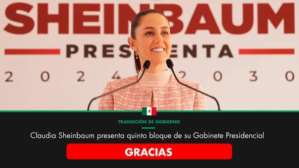 Download Video: EN VIVO: Claudia Sheinbaum presenta quinto bloque de su Gabinete Presidencial