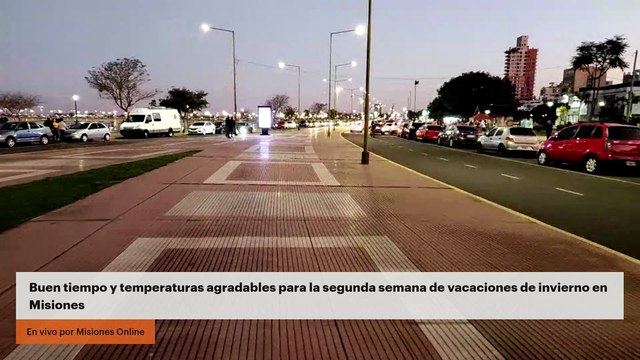 Buen tiempo y temperaturas agradables para la segunda semana de vacaciones de invierno en Misiones