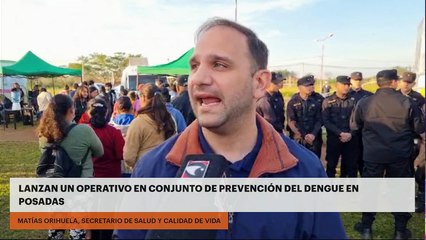 LANZAN UN OPERATIVO EN CONJUNTO DE PREVENCIÓN DEL DENGUE EN POSADAS
