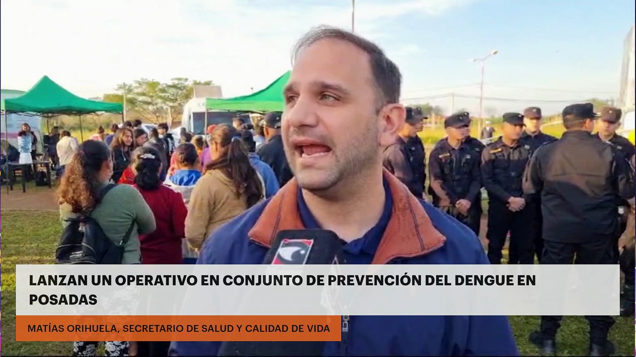 LANZAN UN OPERATIVO EN CONJUNTO DE PREVENCIÓN DEL DENGUE EN POSADAS
