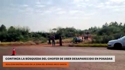 CONTINÚA LA BÚSQUEDA DEL CHOFER DE UBER DESAPARECIDO EN POSADAS