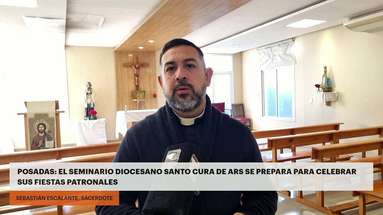 Posadas | El seminario diocesano Santo Cura de Ars se prepara para celebrar sus fiestas patronales