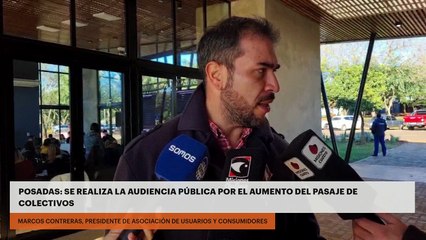 Posadas | Se realiza la audiencia pública por el aumento del pasaje de colectivos