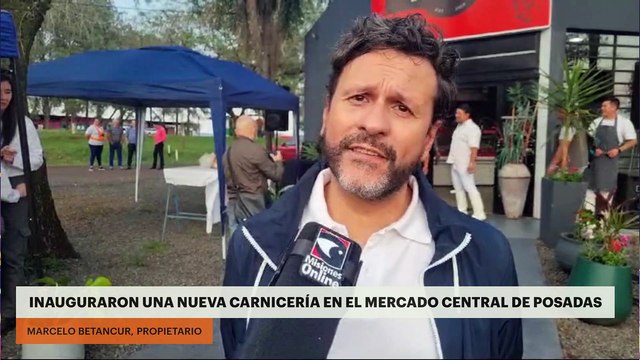 INAUGURARON UNA NUEVA CARNICERÍA EN EL MERCADO CENTRAL DE POSADAS
