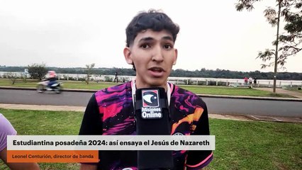 Estudiantina posadeña 2024: así ensaya el Jesús de Nazareth