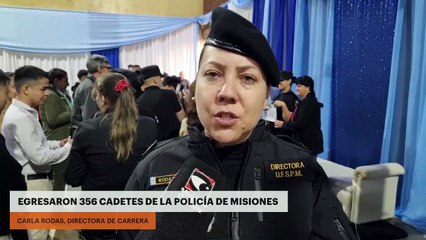 EGRESARON 356 CADETES DE LA POLICÍA DE MISIONES