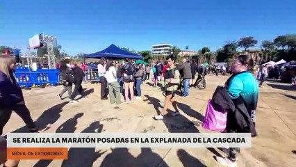 Se realiza la Maratón Posadas en la explanada de La Cascada