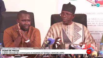 DIRECT : Point de presse de l'union nationale des commerçants et industriels du Sénégal L'UNACOIS-JAPPO, diriger le président Mr IDY THIAM à son siège Assis.